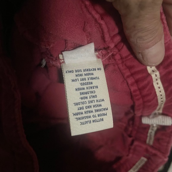 Old Navy Girls Red Corduroy Bootcut Pants Size 8 - Picture 6 of 7